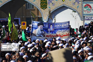 راهپیمایی مردمی در حمایت از اقتدار و امنیت کشور در شهرهای مختلف + تصاویر