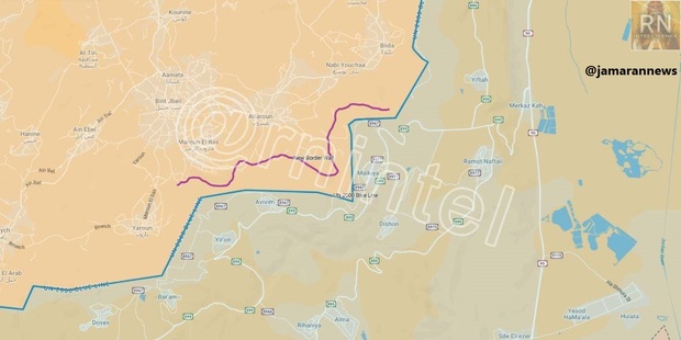 اسرائیل در حال ساخت دیوار در مناطق اشغالی لبنان + عکس ها