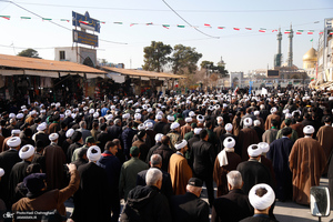 تشییع پیکر آیت الله نمازی در قم