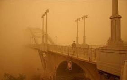 گرد و غبار برای سومین روز متوالی مهمان خوزستان است