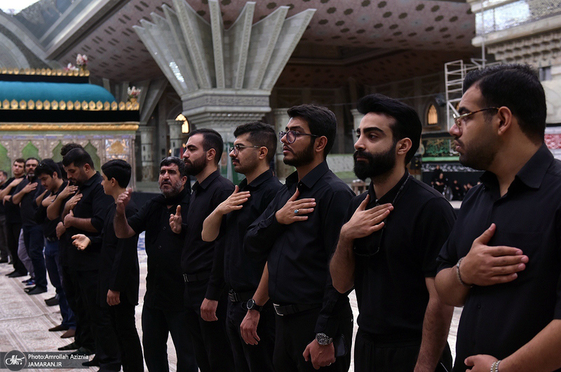 عزادارای روز تاسوعا در حرم امام خمینی (س)