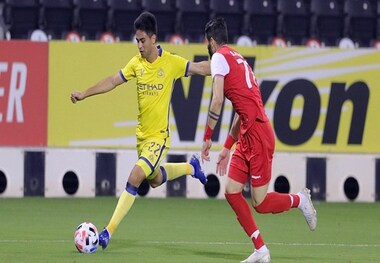 آمار نیمه اول دیدار پرسپولیس و النصر
