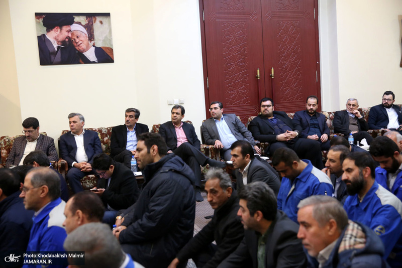 دیدار وزیر ، معاونان و کارکنان وزارت صمت با سید حسن خمینی