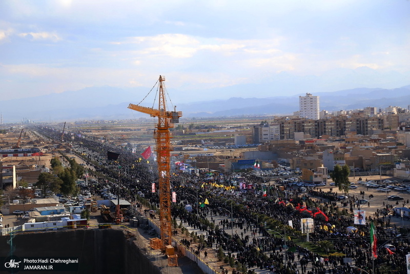 مراسم تشییع باشکوه سپهبد حاج قاسم سلیمانی در قم