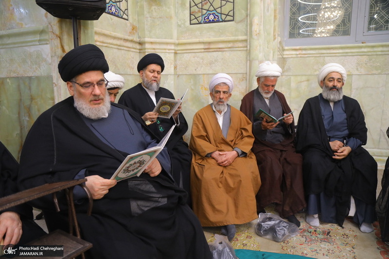 مراسم چهلمین روز ارتحال آیت الله العظمی شبیری زنجانی (ره)