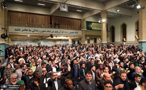 دیدار شرکت‌کنندگان در مسابقات بین‌المللی قرآن با رهبر معظم انقلاب