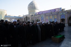 مراسم تشییع و خاکسپاری پیکر اشرف بروجردی