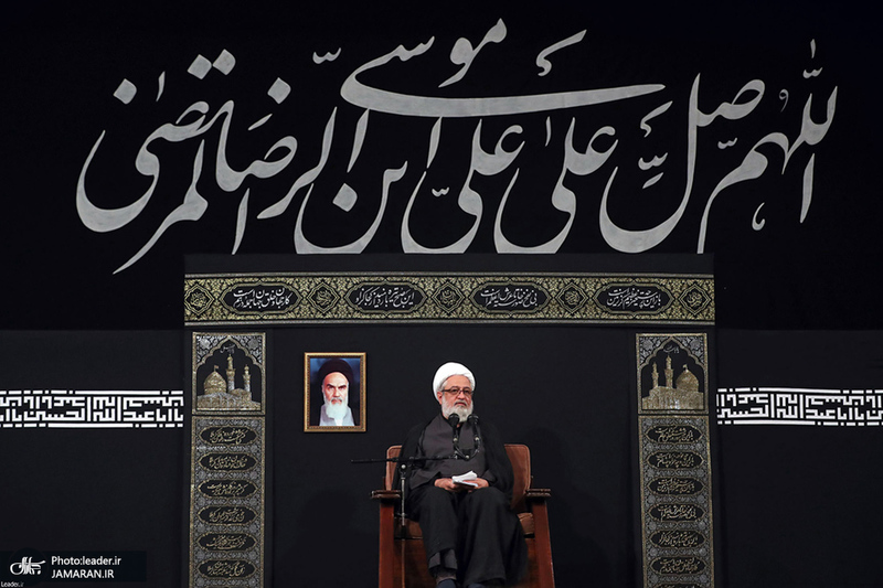مراسم عزاداری شهادت امام رضا(ع) در حضور رهبر معظم انقلاب