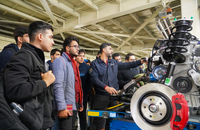 بازدید دانشجویان دانشگاه شریف از خطوط تولید کارخانه بهمن موتور (5)