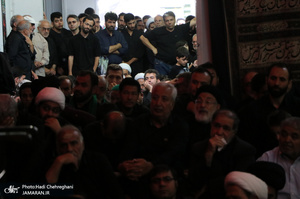 عزاداری روز عاشورا در بیوت مراجع و علما