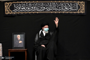 آخرین شب مراسم عزاداری حضرت اباعبدالله الحسین (ع) در حسینیه امام خمینی