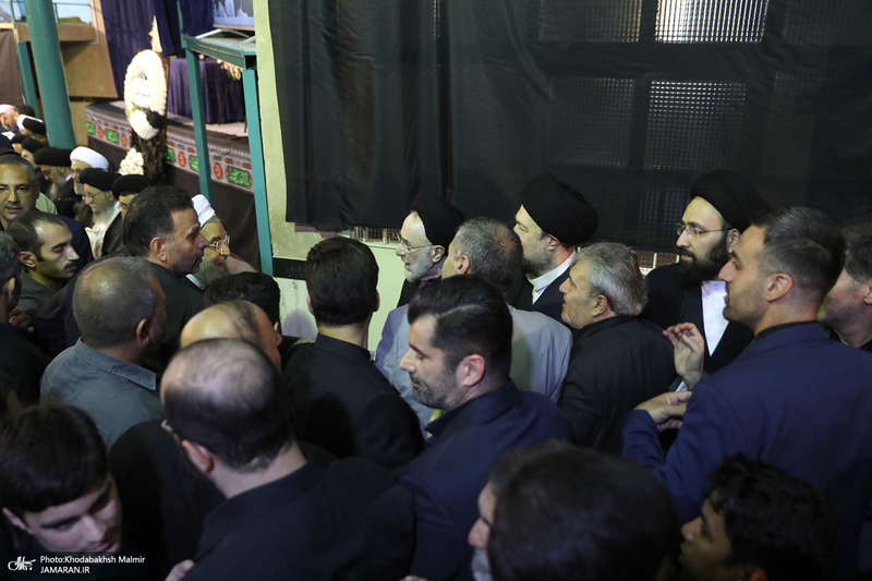 مراسم بزرگداشت همسر آیت الله موسوی بجنوردی (ره) در حسینیه شماره یک جماران-4