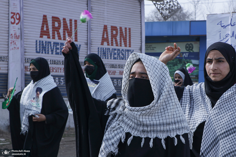 راهپیمایی کشمیری ها به مناسبت میلاد امام زمان (عج)