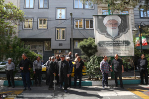 مراسم تشییع آیت الله شیخ ضیالدین نجفی تهرانی