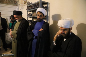 عزاداری شهادت حضرت فاطمه (س) در بیت آیت الله دوستی زنجانی‎