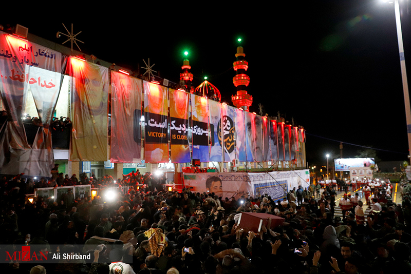 مراسم خاکسپاری پیکر مطهر سردار شهید حاج قاسم سلیمانی