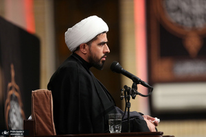 اولین شب مراسم عزاداری حضرت اباعبدالله الحسین (ع) در حسینیه امام خمینی