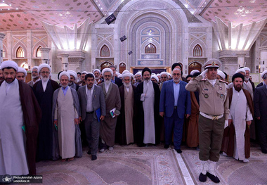 تجدید میثاق مسئولان و کارکنان سازمان حج و زیارت با آرمان‌های حضرت امام(س) 