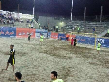 دومین پیروزی خانگی تیم شهریار ساری در لیگ برتر فوتبال ساحلی رقم خورد