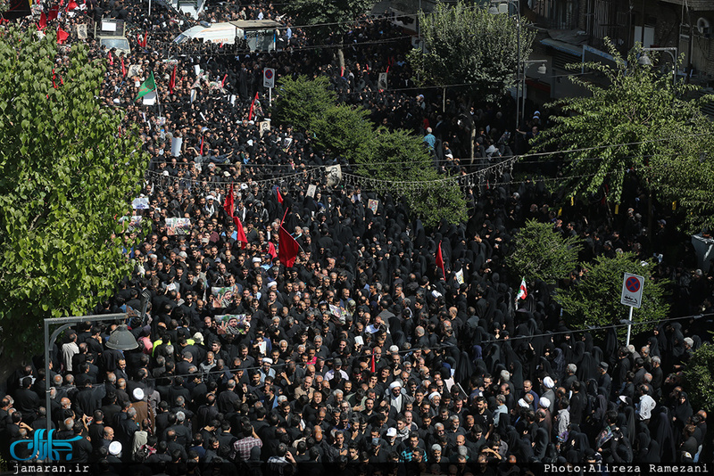 وداع باشکوه مردم تهران با شهید محسن حججی-2