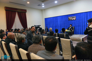 دیدار مسئولین شورای هماهنگی هیئات مذهبی مهاجرین افغانستانی با سید حسن خمینی