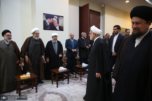 تجدید میثاق رئیس قوه قضاییه و جمعی از اعضای دستگاه قضا با آرمان های حضرت امام خمینی (س)-2