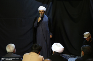 مراسم تجدید بیعت جهادگران با رهبر انقلاب در حسینیه جماران