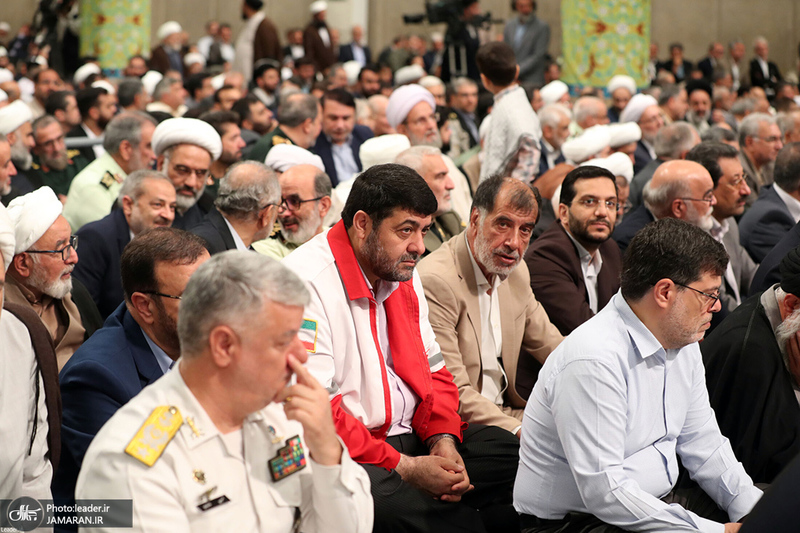 دیدار مسئولان نظام، سفرای کشور‌های اسلامی و مهمانان کنفرانس وحدت با رهبر انقلاب