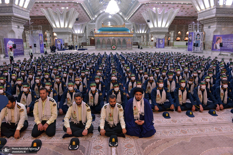 تجدید میثاق دانشجویان و فرماندهان دانشگاه افسری و تربیت پلیس امام حسن مجتبی‎‎ (ع) با آرمان حضرت امام خمینی (س)