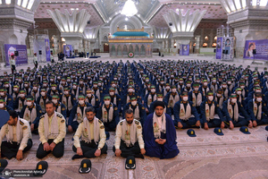 تجدید میثاق دانشجویان و فرماندهان دانشگاه افسری و تربیت پلیس امام حسن مجتبی‎‎ (ع) با آرمان حضرت امام خمینی (س)