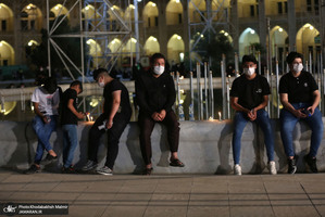 عزاداری شب شام غریبان حسینی(ع) در حرم مطهر امام خمینی (س)