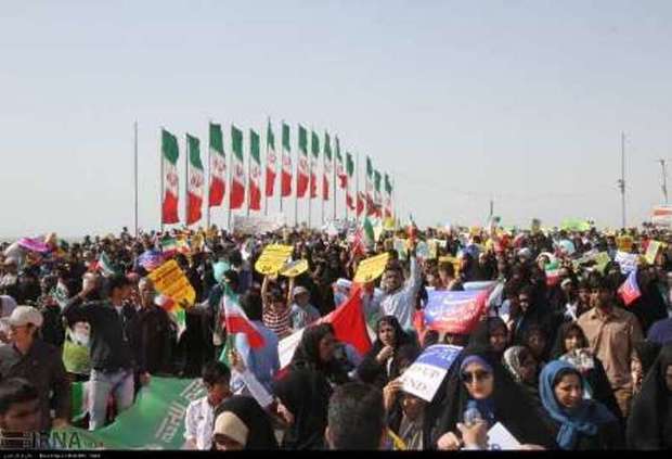 حضور گسترده مردم در راهپیمایی 22 بهمن نشان از اقتدار ایران در جهان است
