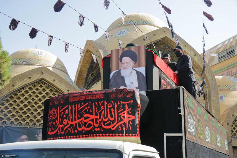 مراسم تشییع آیت الله العظمی شبیری زنجانی-۲