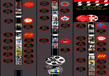 فیلم‌های آخر هفته تلویزیون +اینفوگرافی
