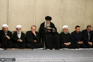 مراسم ترحیم و بزرگداشت آیت‌الله هاشمی شاهرودی(ره) با حضور رهبر معظم انقلاب