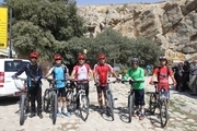 دوچرخه‌سواران مهابادی روز ملی غار پاک را گرامی داشتند