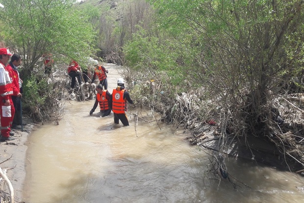 جسد جوان غرق شده در رودخانه مردق چای مراغه پیدا شد
