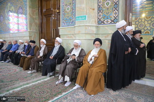 مراسم تشییع و خاکسپاری آیت الله نورالله شاه آبادی(ره) در قم