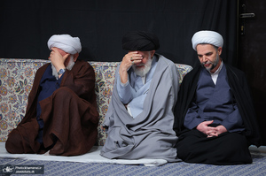 مراسم عزاداری شب شهادت حضرت زهرا (س) در حسینیه امام خمینی(ره)