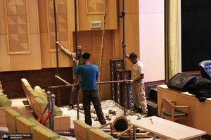 مراحل آماده‌سازی سومین هفته فرهنگی بر آستان آفتاب 