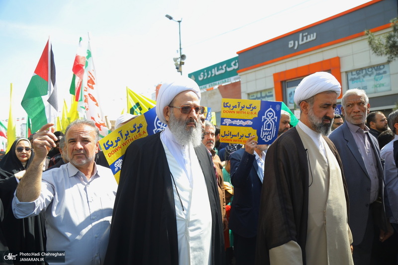 راهپیمایی باشکوه روز قدس در قم -2