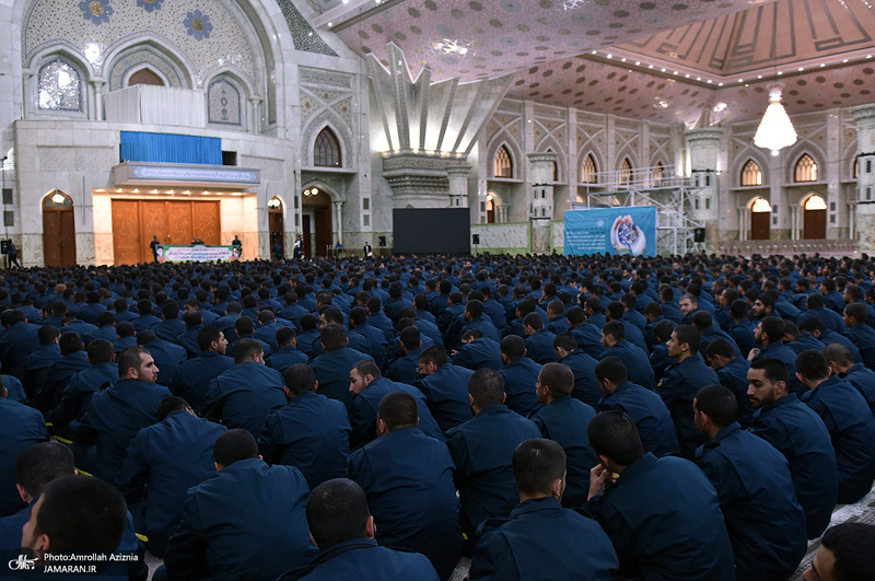 تجدید میثاق دانشجویان و فرماندهان دانشگاه افسری و تربیت پلیس امام حسن مجتبی‎‎ (ع) با آرمان حضرت امام خمینی (س)