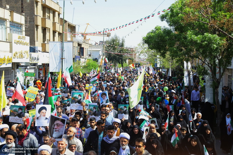 راهپیمایی باشکوه روز قدس در قم -2