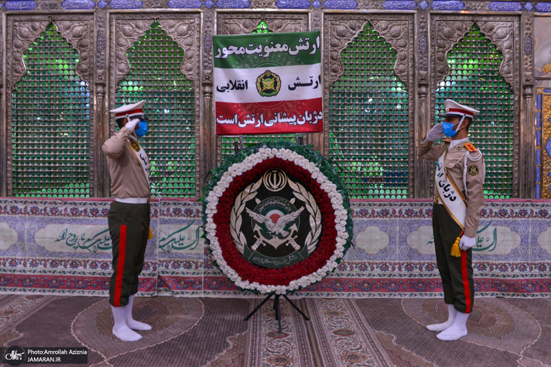 تجدید میثاق مسئولان سازمان عقیدتی سیاسی ارتش با آرمان‌های حضرت امام(س)