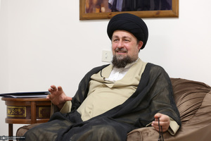 دیدار سخنگوی دولت  باسید حسن خمینی