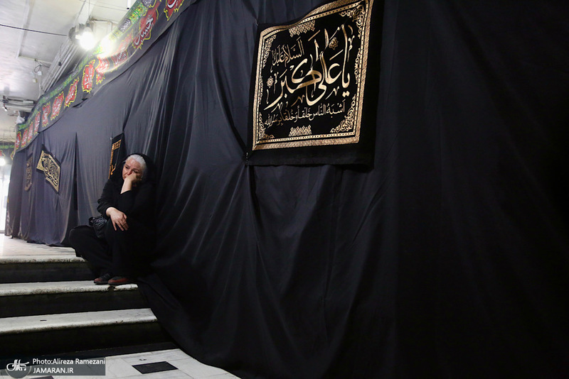 مراسم روز تاسوعاى حسينی در تکیه بزرگ تجریش