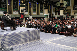 دیدار جمعی از موکب‌داران عراقی با رهبر معظم انقلاب