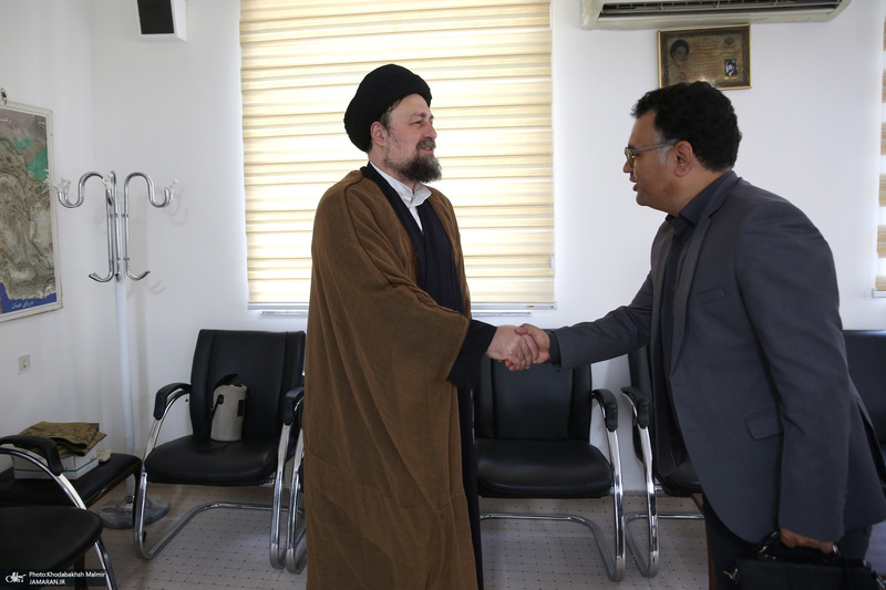 دیدار آقای عبدالکریم حسین‌زاده معاون رئیس جمهور با سید حسن خمینی