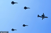 مراسم رژه نیروهای مسلح چین به مناسبت هشتادمین سال پایان جنگ جهانی با حضور پزشکیان رئیس جمهور ایران (10)