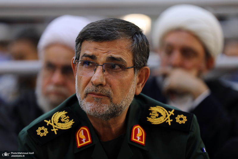 حضور شخصیت های سیاسی و لشکری در سی و پنجمین سالگرد ارتحال حضرت امام خمینی (س) - 2 - سردار تنگسیری